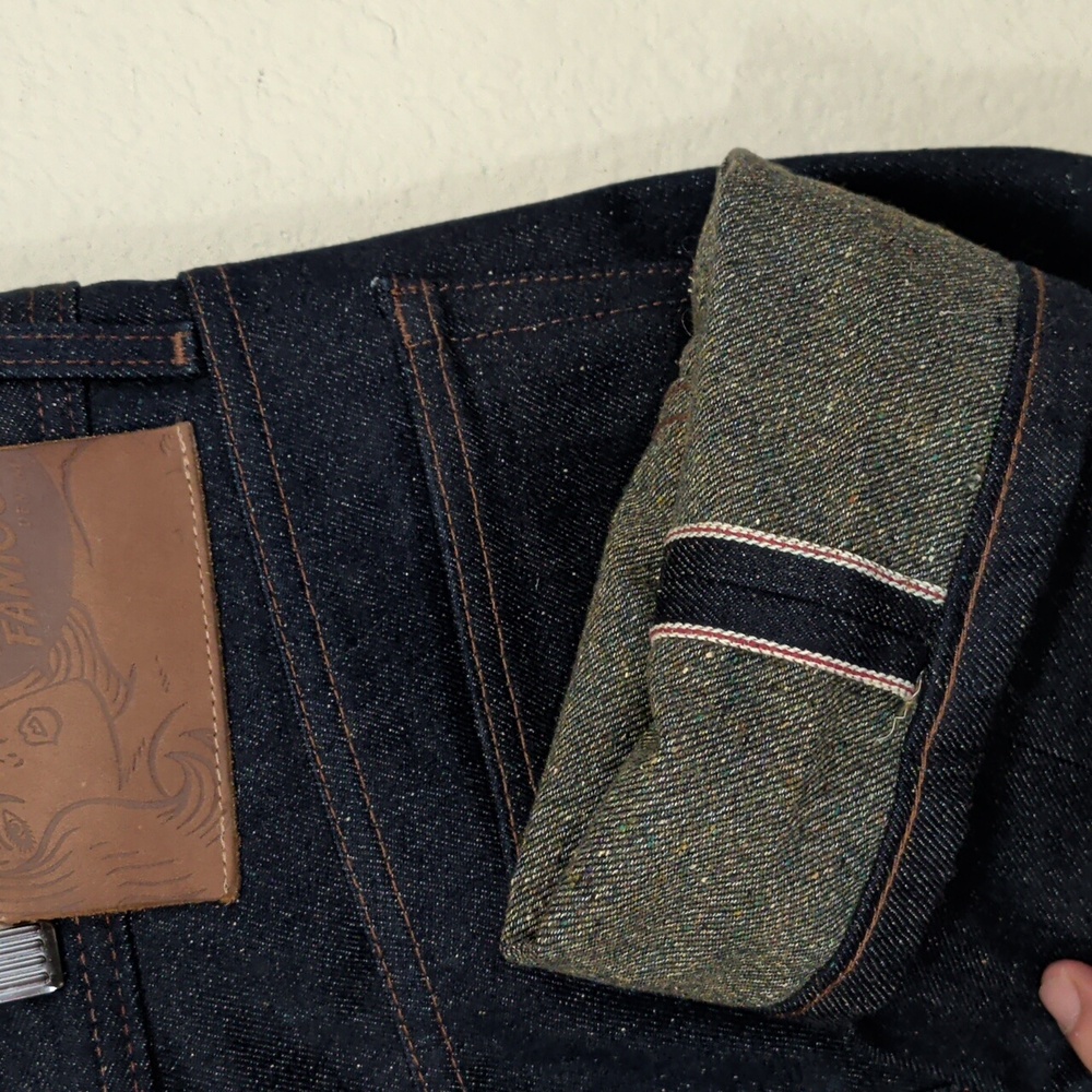 Naked & Famous Weird Guy Wool Blend Moss Selvedge - Picture 8 of 12